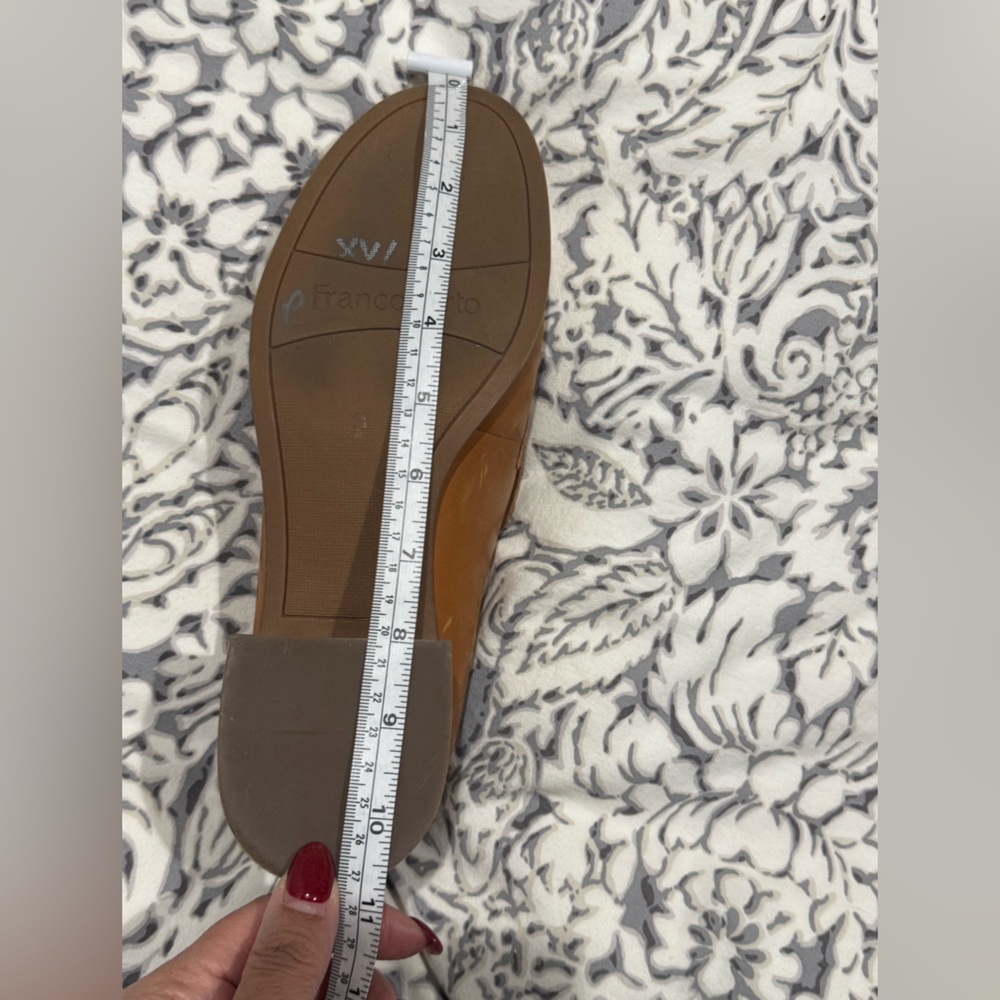 Franco Sarto beautiful caramel brown Newbocca Loafer. - Picture 13 of 16